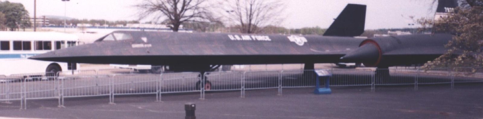 A-12 60-6930 on display at the U.S. Space & Rocket Center, Huntsville, Alabama, in 1999, when it was marked with the incorrect serial 7930.