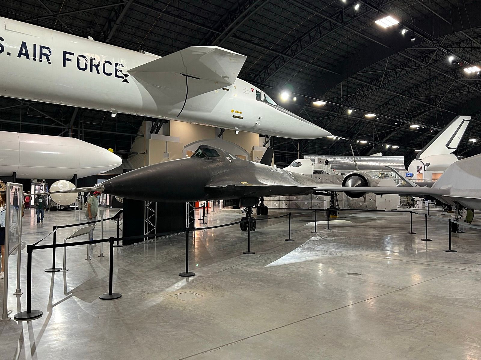YF-12A 60-6935 on display at the National Museum of the United States Air Force, Dayton, Ohio, on 22 May 2022.