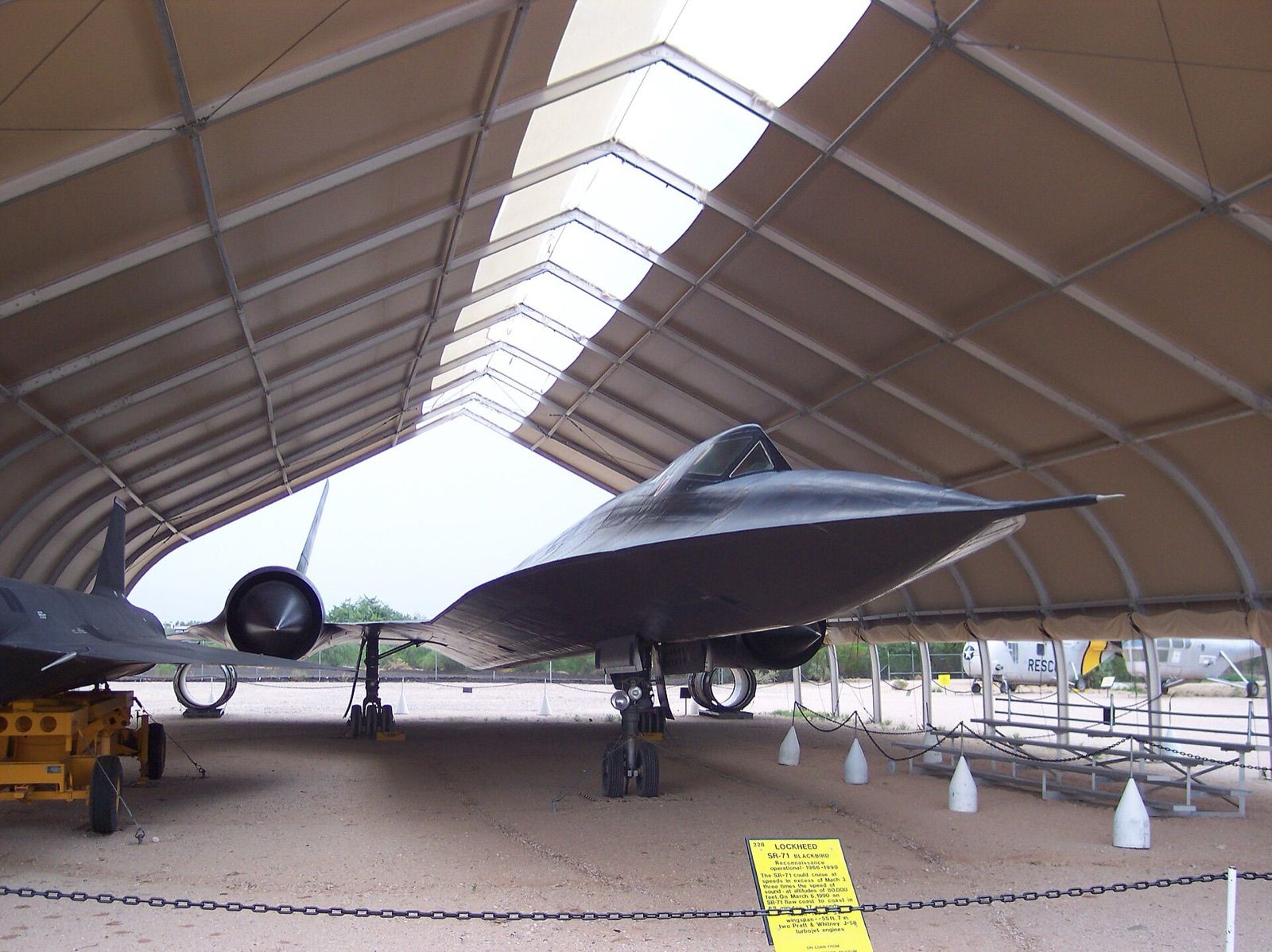 SR-71A 61-7951 on display at the Pima Air & Space Museum, Tucson, Arizona, on 14 August 2005.