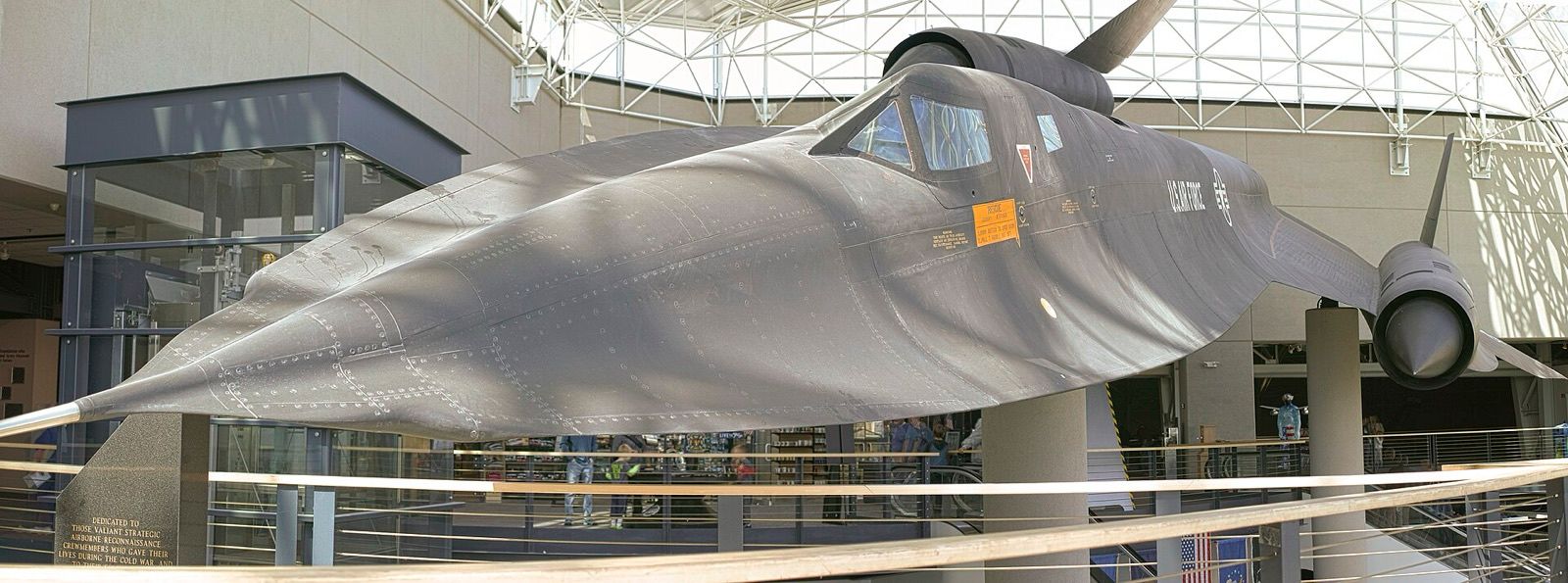 SR-71A 61-7964 on display in the Strategic Air Command & Aerospace Museum, Ashland, Nebraska, on 7 April 2018.