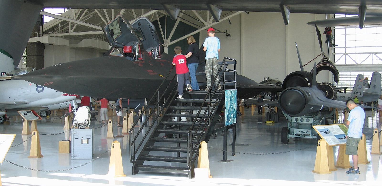 SR-71A 61-7971 on display at the Evergreen Aviation & Space Museum, McMinnville, Oregon, on 19 August 2006.