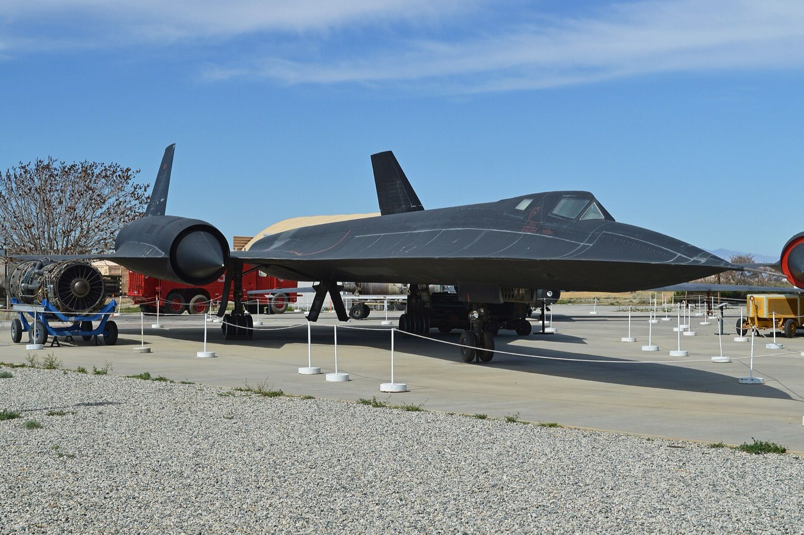 SR-71A 61-7973 on display at Blackbird Airpark, Palmdale, California, on 29 February 2016.
